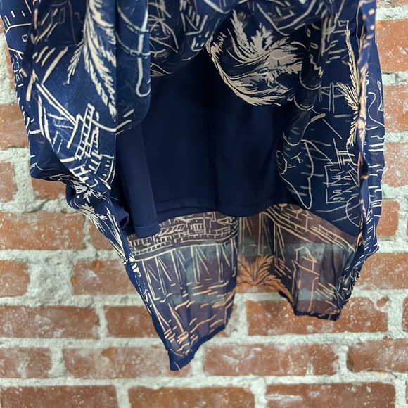 OLD NAVY summer vibes Farris wheel vacation boardwalk printed sun dress - Picture 5 of 8